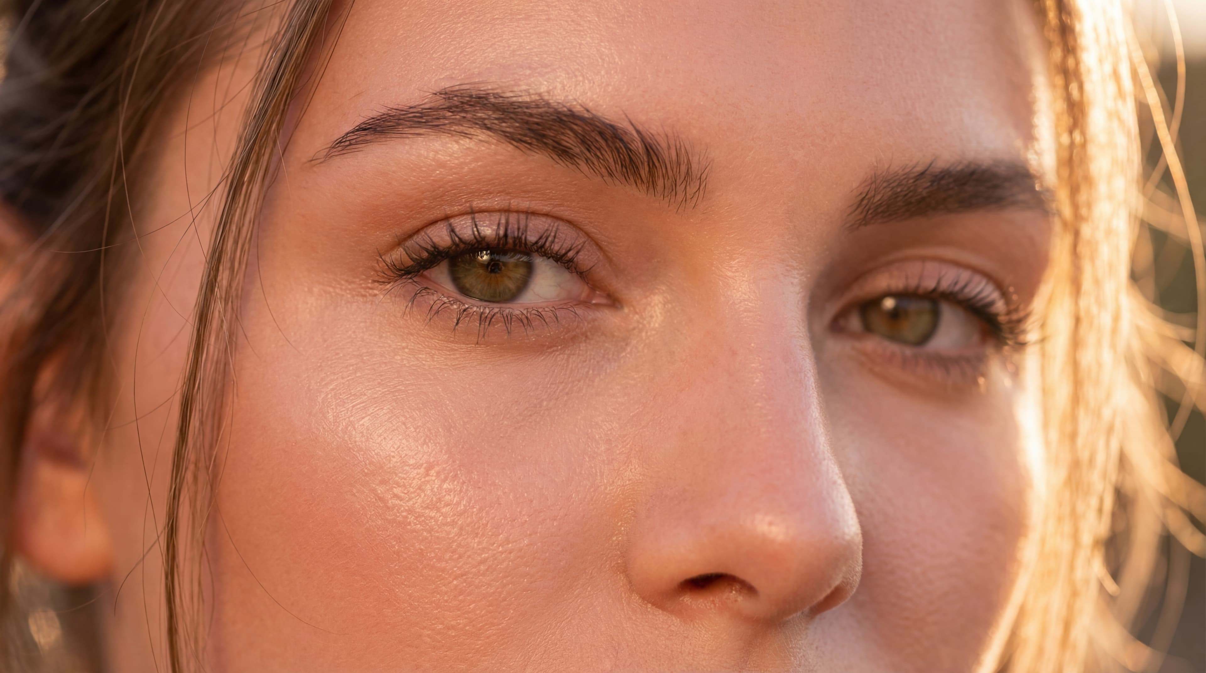 Powder Brows Ergebnis — natürlich volle Augenbrauen